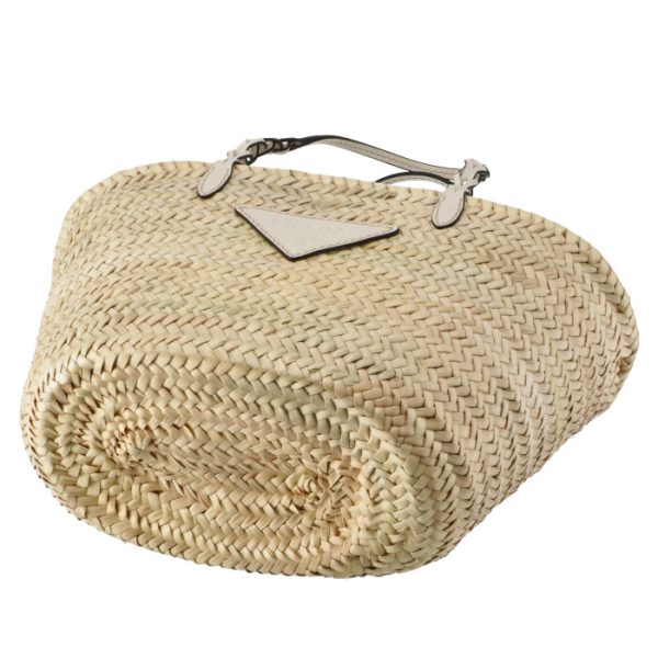 1bg314ooo2dijn86 3 PRADA Woven Palm Basket Bag White