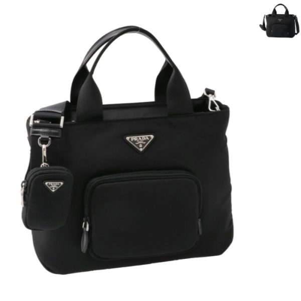 1bg354b1mrv44 PRADA Re Nylon Shoulder Tote Bag