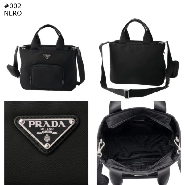 1bg354b1mrv44 9 PRADA Re Nylon Shoulder Tote Bag