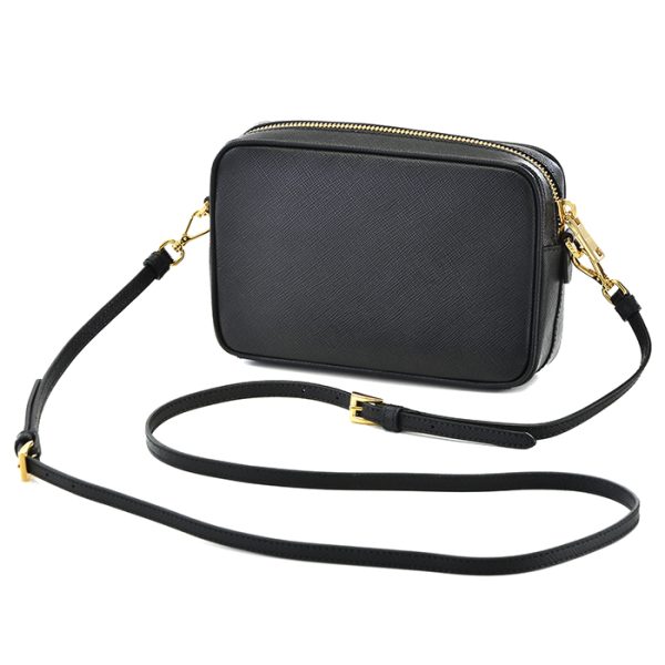 1bh036ooonzv002 2 PRADA Saffiano Crossbody Shoulder Bag Black