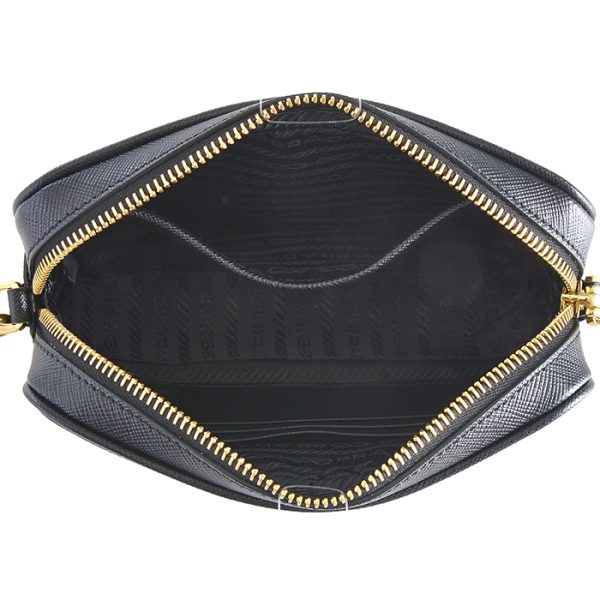 1bh036ooonzv002 4 PRADA Saffiano Crossbody Shoulder Bag Black