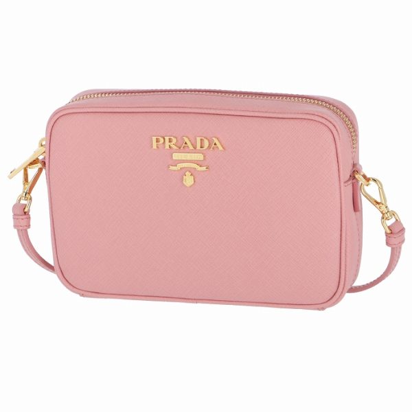 1bh036ooonzv442 1 PRADA Saffiano Crossbody Bag Pink