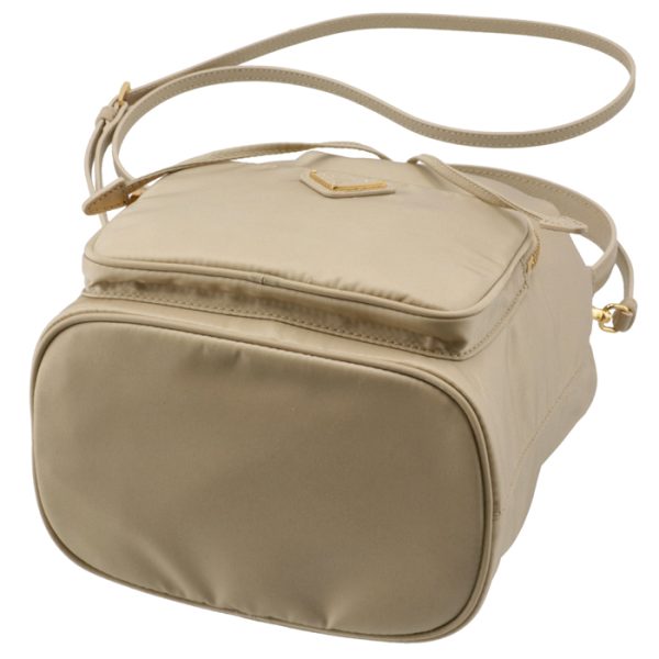 1bh038ooorv44f24 3 PRADA Duet Nylon Mini Bag Beige