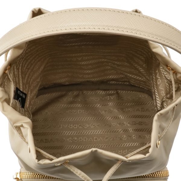 1bh038ooorv44f24 5 PRADA Duet Nylon Mini Bag Beige