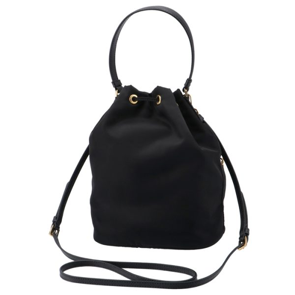 1bh038ooov44002 2 PRADA Drawstring Nylon Mini Bag Black