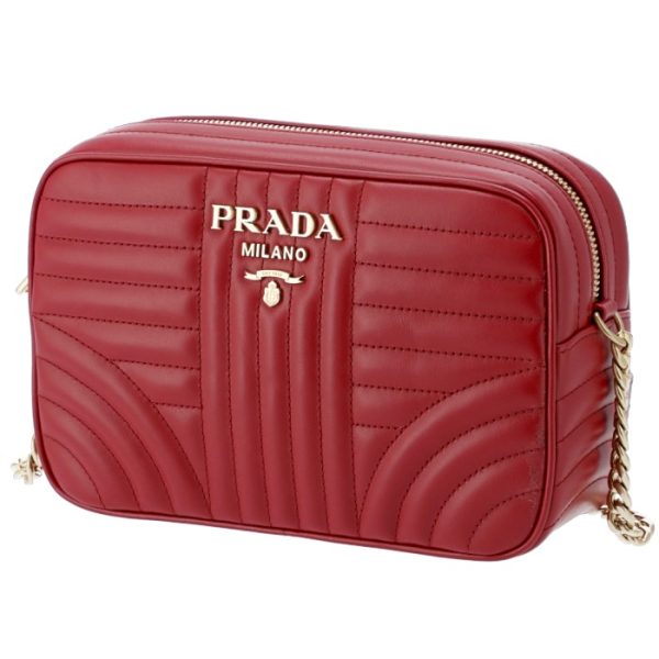 1bh083ioi2d9127w 1 PRADA Diagram Crossbody Bag Red