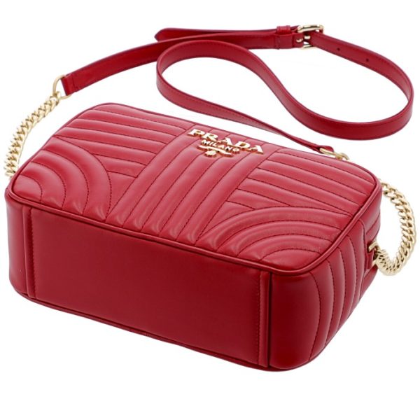 1bh083ioi2d9127w 3 PRADA Diagram Crossbody Bag Red