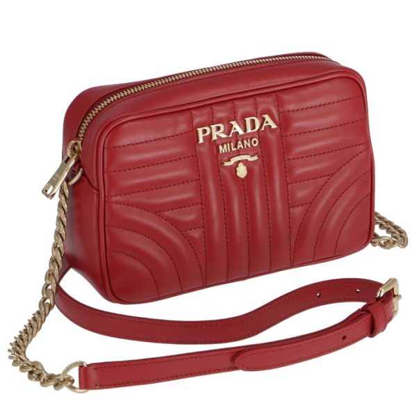 1bh084ioi2d9127w PRADA Diagram Crossbody Bag Red