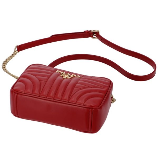 1bh084ioi2d9127w 3 PRADA Diagram Crossbody Bag Red