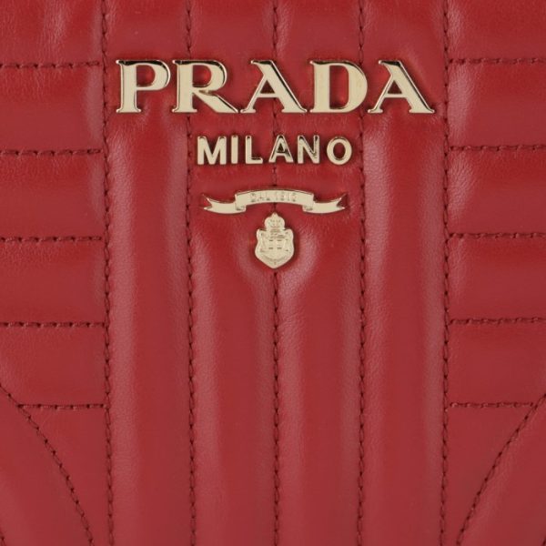 1bh084ioi2d9127w 4 PRADA Diagram Crossbody Bag Red