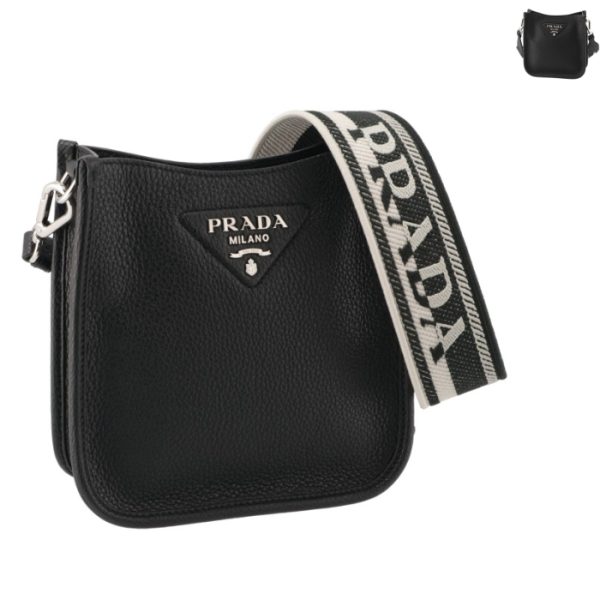 1bh1913oo2dkv PRADA Mini Logo Belt Crossbody Bag Square