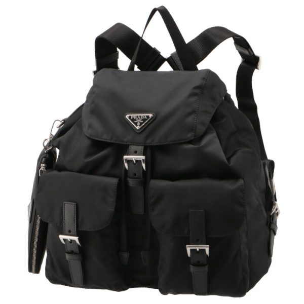 1bz811otorv44002 1 PRADA Nylon Backpack with Triangle Logo Pouch