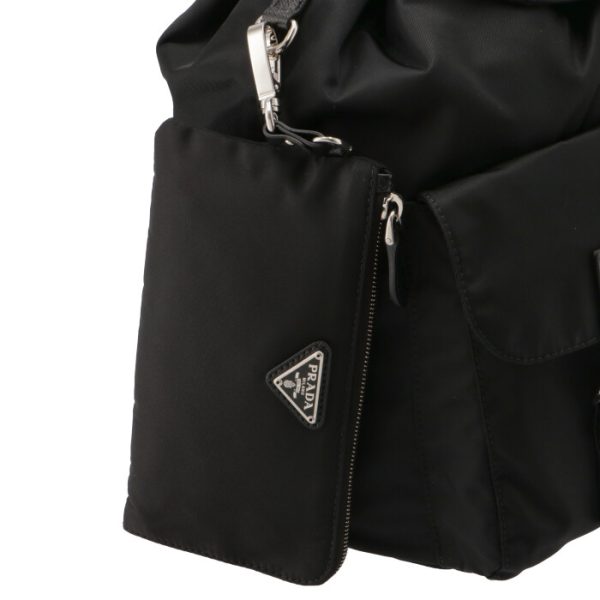 1bz811otorv44002 6 PRADA Nylon Backpack with Triangle Logo Pouch