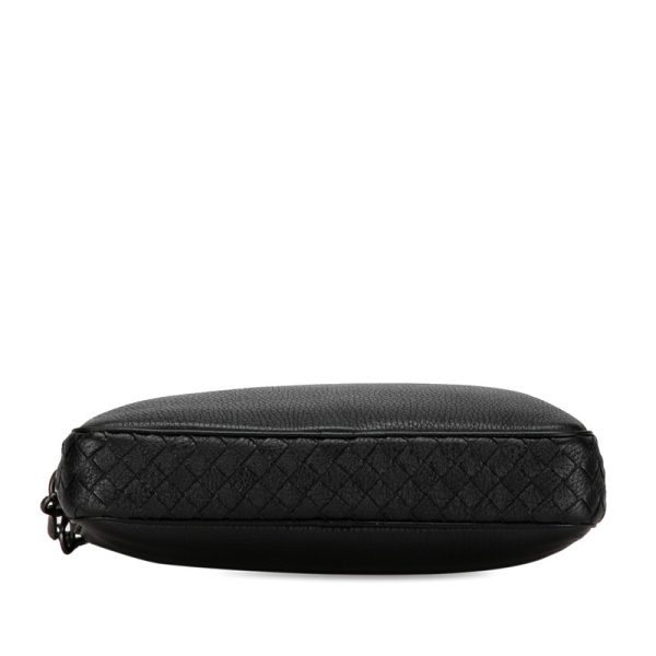 1dtamtjt6kkyxcnp 4 Bottega Veneta Intrecciato Clutch Bag Black Leather