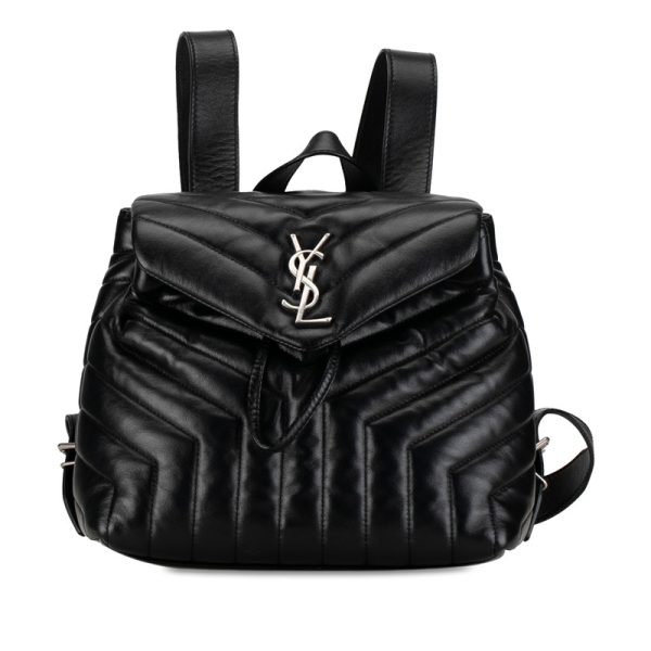 1imi6kd44vbg7a95 1 Saint Laurent Lulu Medium Rucksack Backpack Black