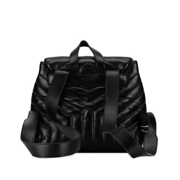 1imi6kd44vbg7a95 3 Saint Laurent Lulu Medium Rucksack Backpack Black