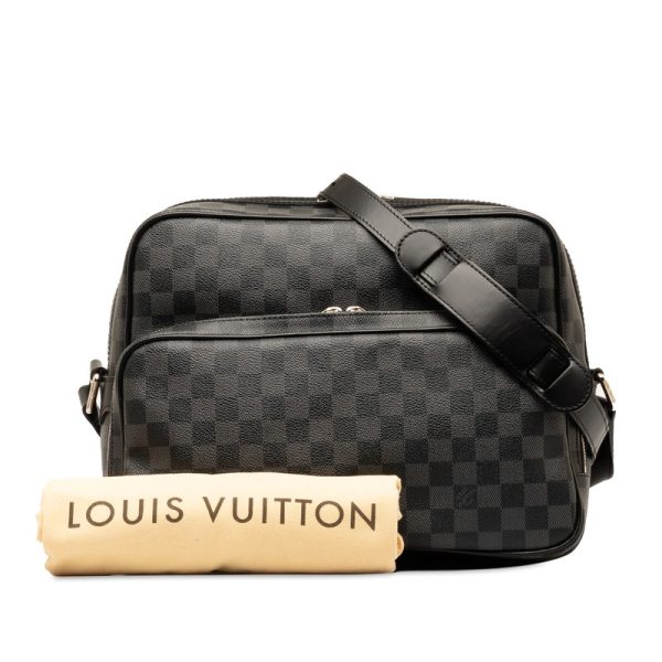 1klprr23ihco7l8d 11 Louis Vuitton Damier Graphite Io Shoulder Bag Black