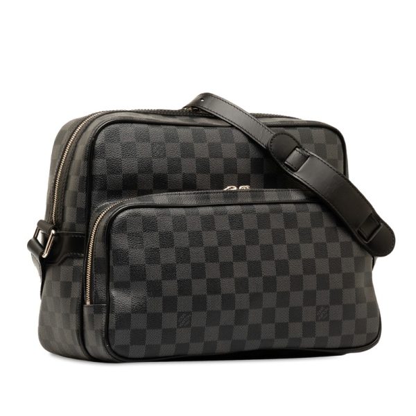 1klprr23ihco7l8d 2 Louis Vuitton Damier Graphite Io Shoulder Bag Black