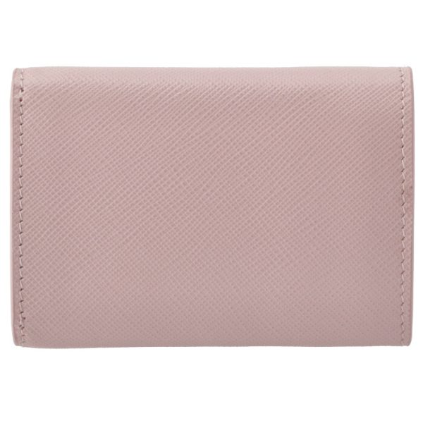 1mh021zlpvnm 2 PRADA Saffiano Bicolor Mini Wallet Pink