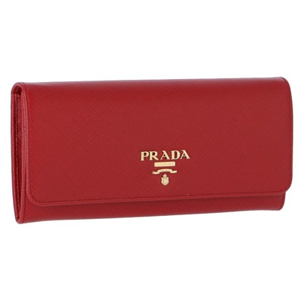 1mh132qwa68z PRADA Embossed Calfskin Bifold Long Wallet