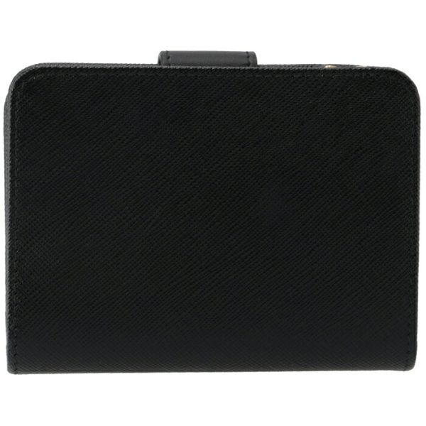 1ml0182dyg 2 PRADA Womens Saffiano Compact Bifold Wallet