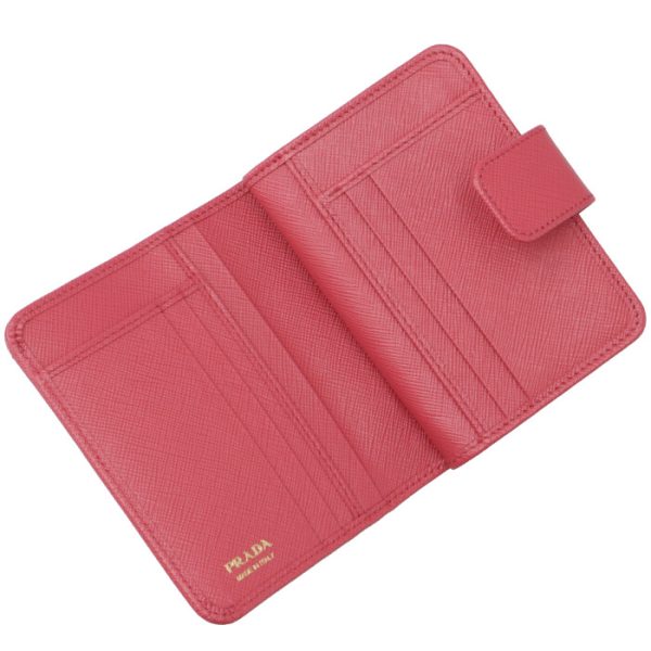 1ml018qwa 4 PRADA Womens Saffiano Mini Wallet