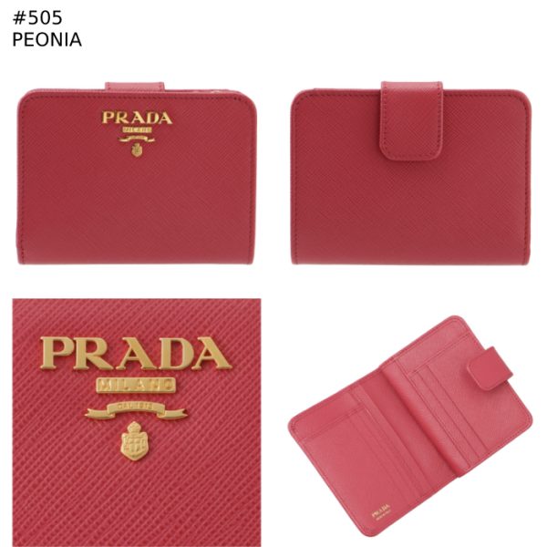 1ml018qwa 7 PRADA Womens Saffiano Mini Wallet