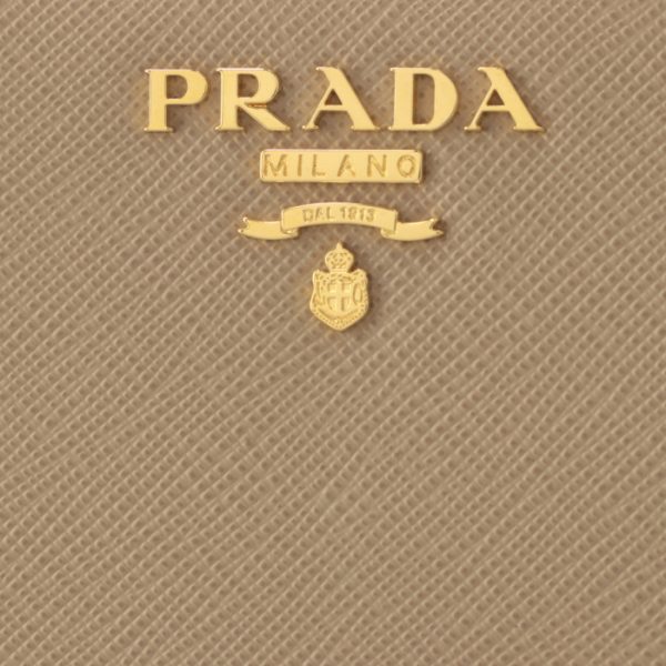 1ml018zlp3l6 3 PRADA wallet bi fold ladies Saffiano bicolor compact wallet