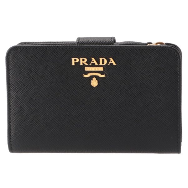 1ml225zlp 1 PRADA Bifold Saffiano Wallet