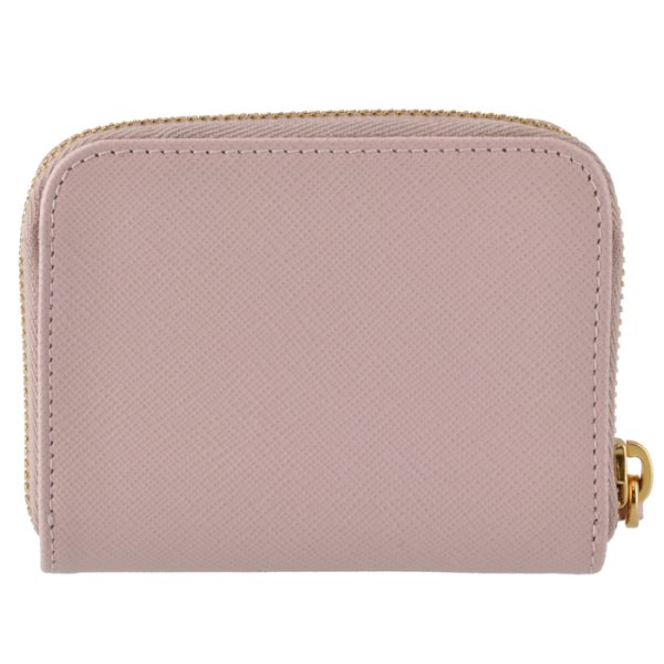 1mm268qwae18 2 PRADA Saffiano Leather Coin Purse Pink