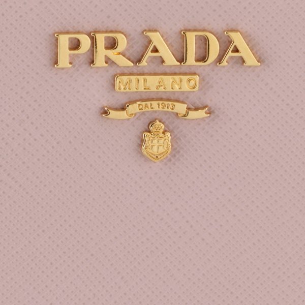 1mm268qwae18 3 PRADA Saffiano Leather Coin Purse Pink