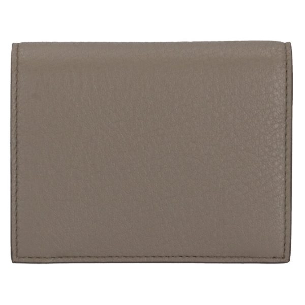 1mv2042bg5xqy 2 PRADA Bifold Calf Leather Mini Wallet Gray x Pink