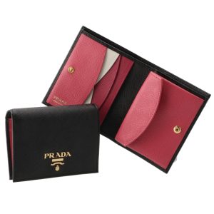 1mv204zlp61h Prada Saffiano Key Case 6 Rows M25U Black Leather