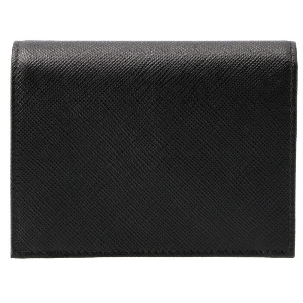 1mv204zlp61h 2 PRADA Saffiano Bifold Wallet Black