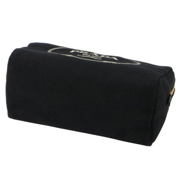 1na69320ln12 3 PRADA Canapa Canvas Pouch Black