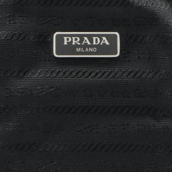 1ne369067002 6 PRADA Nylon Mini Bucket Bag Drawstring Black