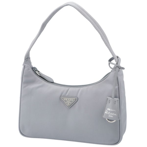 1ne515rdh0591 1 PRADA Shoulder Bag Nylon Mini Bag Blue Gray