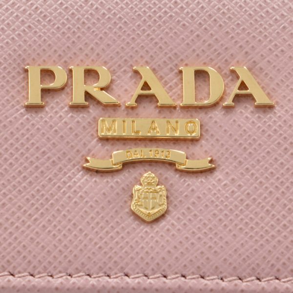 1pg004qwa924 3 PRADA Key Case Saffiano Pink