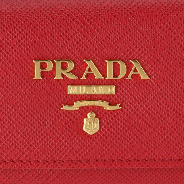 1pg222qwa68z 3 PRADA Key Case Saffiano Red