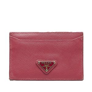 1taohmbumfmv0khm 1 Prada Bi Fold Wallet Saffiano Leather Gold