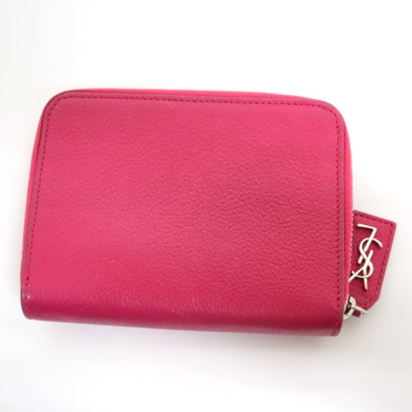 2000018256100008 2 Saint Laurent Bifold Wallet Pink