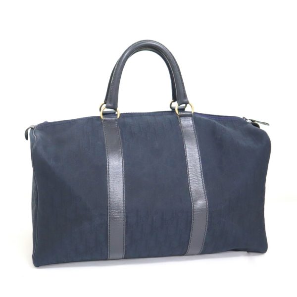 2000074256300008 2 Christian Dior Trotter Boston Bag Navy