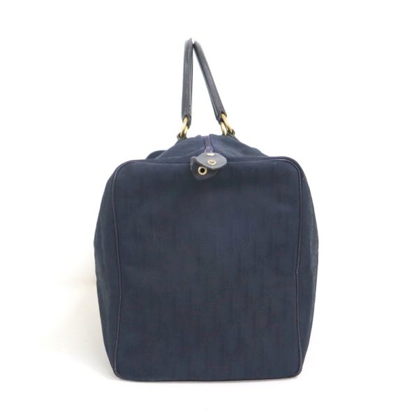 2000074256300008 3 Christian Dior Trotter Boston Bag Navy