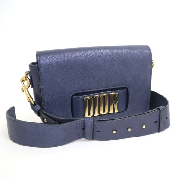 2000075256500027 1 Dior Evolution Shoulder Bag Navy