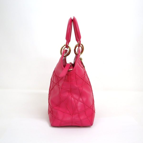 2000076255000020 3 Christian Dior Granville 2Way Tote Bag Pink