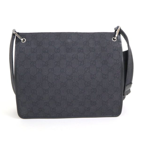 2000087256600070 2 Gucci GG Canvas Shoulder Bag Black