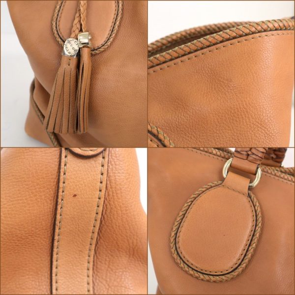 2000088255000086 4 Gucci Leather Tote Bag Brown