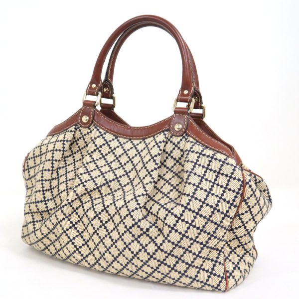 2000088256000067 2 Gucci Diamante Sookie Handbag White Navy Brown