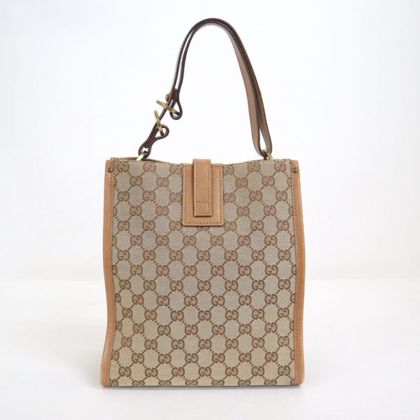 2000088256100130 2 Gucci GG Canvas Handbag Beige