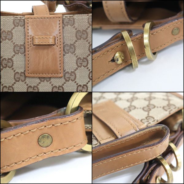 2000088256100130 8 Gucci GG Canvas Handbag Beige